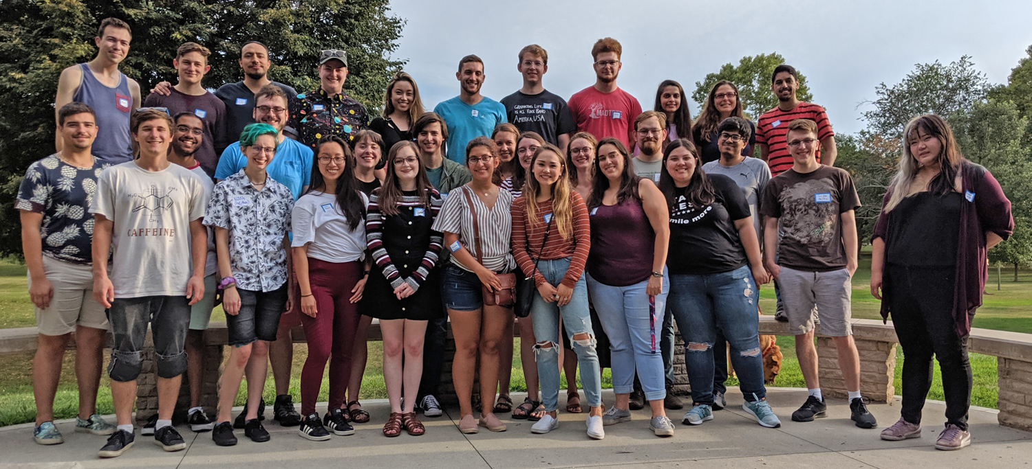 University of Illinois at Urbana Champaign LGBTQ+ fall 2019 barbeque participants