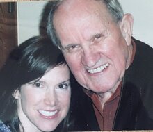 Kate (Kathleen) Yvonne Wallace, left, with Eugene Kent Borchart