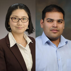 Mei Shen and Angad Mehta headshots