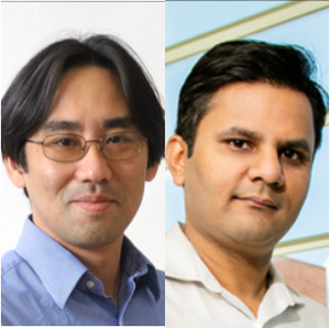 Side by side head shots of So Hirata and Prashant Jain