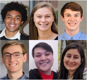 Side by side head shots of the NSF recipients