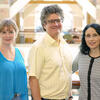 Pictured from left, Elena Romanova, Jonathan Sweedler, & Sandra Rodriguez-Zas