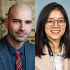 Head shots of professors David Sarlah and Hee-Sun Han