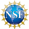 NSF logo which is a blue graphic of the globe and the NSF acronym across it in white letters