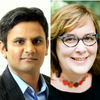 Side-by-side head shots of Prashant Jain and Sarah Skrabalak