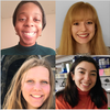 Collage of head shots of the four students selected for this honor